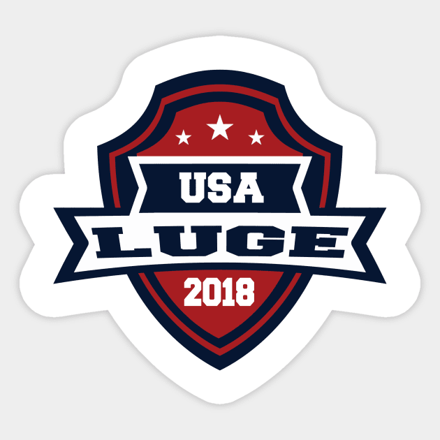 USA Luge Pyeongchang 2018! Sticker by OffesniveLine